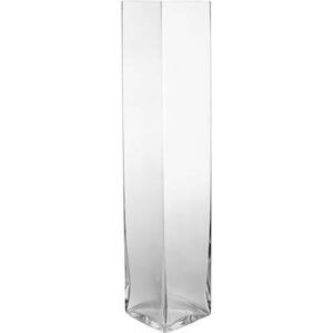 Ваза для цветов Неман L 100 мм, B 100 мм, H 500 мм артикул 6360/50