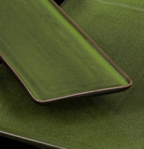 Блюдо Corone Cocorita L 380 мм, B 100 мм, H 16 мм зеленое артикул фк8887