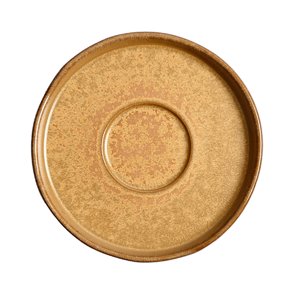 Блюдце KunstWerk Eggshell Nature D 160 мм, H 20 мм, коричневый артикул A26974W1449