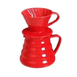 Сет-кофе дриппер на 1-2 чашки+кофейник 520 мл,керамика, P.L. Proff Coffee