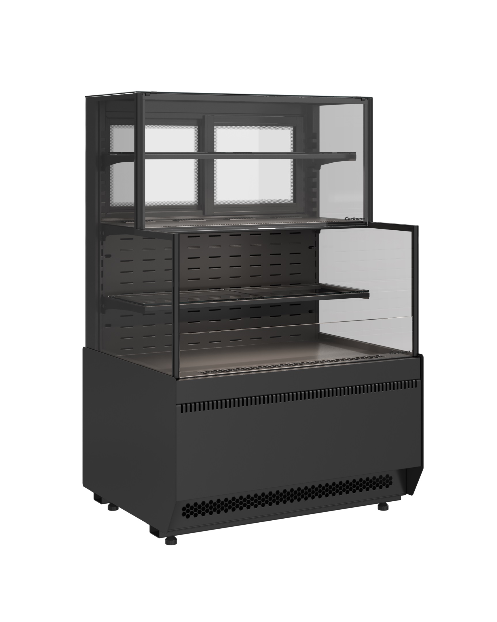 Витрина холодильная Carboma Cube 2 Combi KC70 VV/N 1,3-2-1 STANDARD БОКОВИНА СТУПЕНЬКА (версия 2.0) (9005)