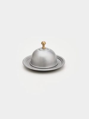 Gibco Икорница с крышкой “Арго”, алюминиевая, D 12 см, H 7,5 см