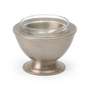 Gibco Икорница 12х7,5 см “Нобель”, мельхиоровая
