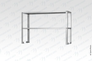 Полка-надстройка настольная ПННн - 1800*300*800 "Norma Inox", нерж., 2 уровня