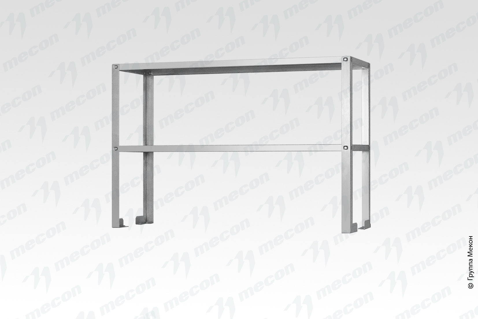 Полка-надстройка настольная ПННн - 1500*300*400 "Norma Inox", нерж., 1 уровень